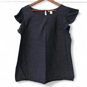 Motherhood Women’s Navy Polka Dots Shirt Size S